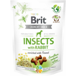 Brit Care Sprød Snack m. Insekter & Kanin 200g