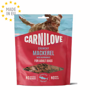Carnilove Crunchy Snack Godbidder m. Makrel & Hindbær 200g, EU