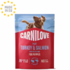Carnilove Pouch Pate Hvalpe Vådfoder m. Laks & Blåbær 300g, EU