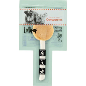 Companion Slikkepind, hundesnack m. Kylling, 10g