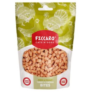 Ficcaro, Bites, Godbidder, Kalkun & Kylling, 100g
