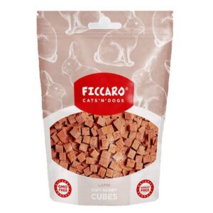 Ficcaro, Cubes, Godbidder, Kanin, 100g