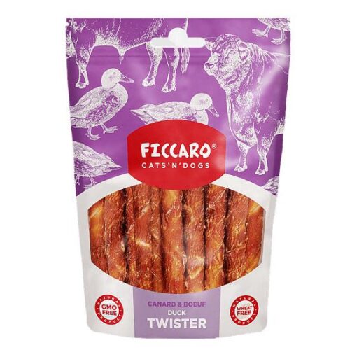 Ficcaro, twister, tyggetænger, And, 100g