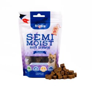 Frigera Semi-Moist, bløde godbidder, Kanin, 165 g