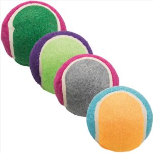 Trixie Tennisbold, hundelegetøj, ass. farve, ø6 cm