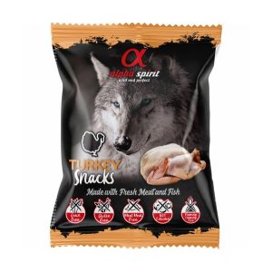 AlphaSpirit Snacks m. Kalkun 50g