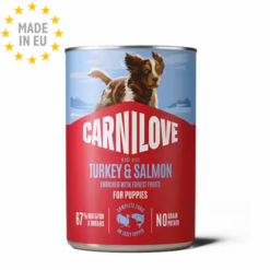 Carnilove Hvalpe Vådfoder m. Laks & Kalkun 400g, EU