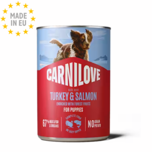 Carnilove Hvalpe Vådfoder m. Laks & Kalkun 400g, EU