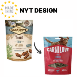 Carnilove Soft Snack m. Ørred & Dild 200g EU