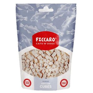 Ficcaro Soft Cod Cubes Godbidder m. Torsk, 100g
