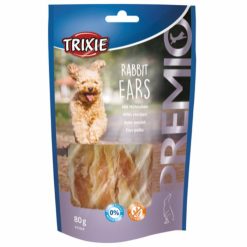 Trixie Premio Kaninører, hundesnack fyldt med Kylling, 80 g