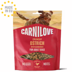 Carnilove Crunchy Snacks, Struds & Brombær 200g EU