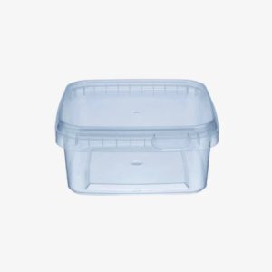Condibøtte - Opbevaring til godbidder / snacks. 600 mL – MED låg – 12,9 x 12,9 cm
