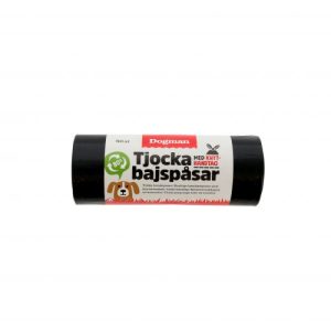 Dogman Hundeposer med håndtag 50p Sort