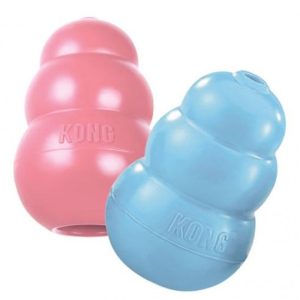 Kong Hundelegetøj Hvalp S 6,5cm Ass farve