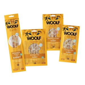 woolf earth noohide sticks kanin naturlige tyggeben