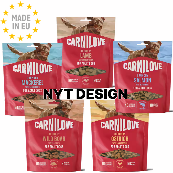 Carnilove Crunchy snack Godbids Pakke 5 poser, EU