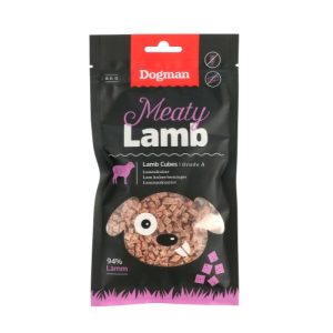 Dogman Meaty Lamb Cubes Lam Godbidder 80 g