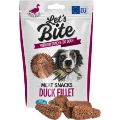 Lets Bite Meat Snacks Andefilet Hundesnack 80g