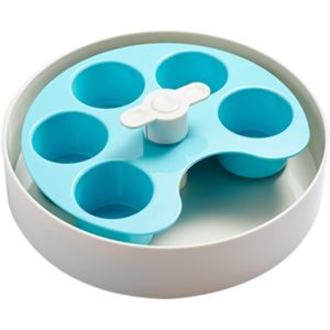 Paw Spin Aktiverings Slow Feeder Ø 25 cm Blå