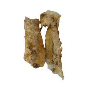 Whesco Kaninskind med pels Kødben/Hundesnack 100g