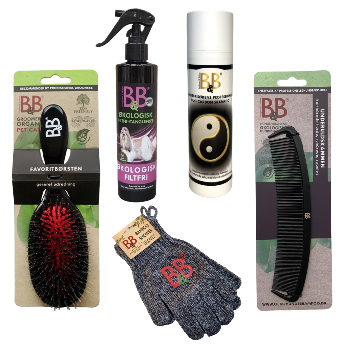 B&B hundepleje Lang pels pakke