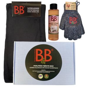 B&B hundepleje startboks Hvalpens første bad ''Blå æske''