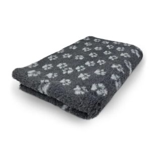 Vet Bed Non-Slip 75x100cm, 28MM, Antracit med Poter