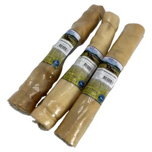 Whesco Tyggerulle af oksehovedhud Naturlig Hundesnack 30 cm 1 stk