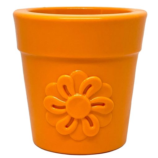 Sodapup Flower Pot Aktivering Slowfeeder Orange