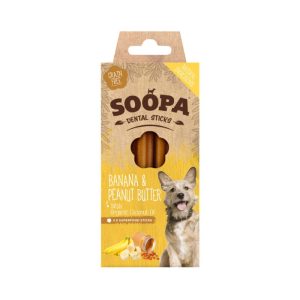 Soopa Dental Sticks Banana & Peanut Butter 100g