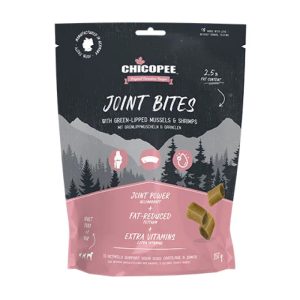 Chicopee Joint Bites Godbidder med Grønlæbet Musling & Rejer 350g