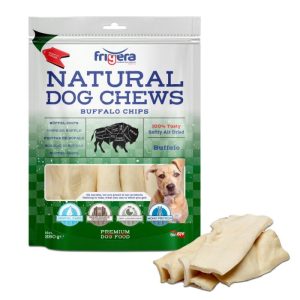 Frigera Natural Dog Chews Bøffelchips 250gr