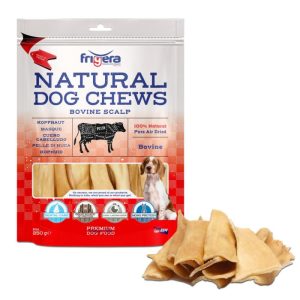 Frigera Natural Dog Chews Oksehovedbund 250gr
