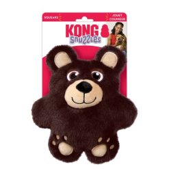 Kong Snuzzles Bear Brun M Hundelegetøj 21cm