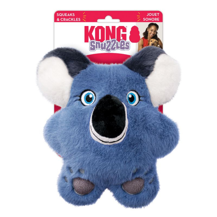 Kong Snuzzles Koala Blå M Hundelegetøj 22cm