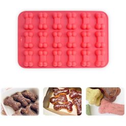 Sodapup Silikone Poteform med 18 kødben 23x15cm