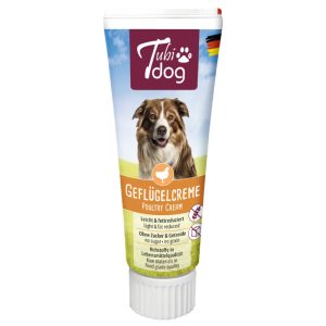 Tubidog Vådfoder til Hundetræning i Praktisk Tube m. kyllingecreme 75g