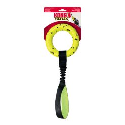 Kong Reflex Tug Ring m. Håndtag Apport og Vandlegetøj Til Hund 40 cm
