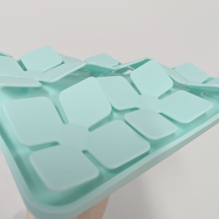 Blomster Slow Feeder Fodermåtte Skål- ø20x2cm Grøn