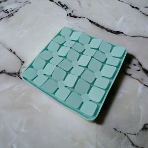 Blomster Slow Feeder Fodermåtte Skål- ø20x2cm Grøn
