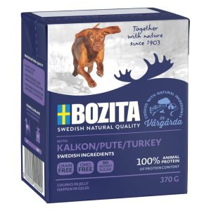 Bozita Naturligt vådfoder Kornfri Kalkun 370 g