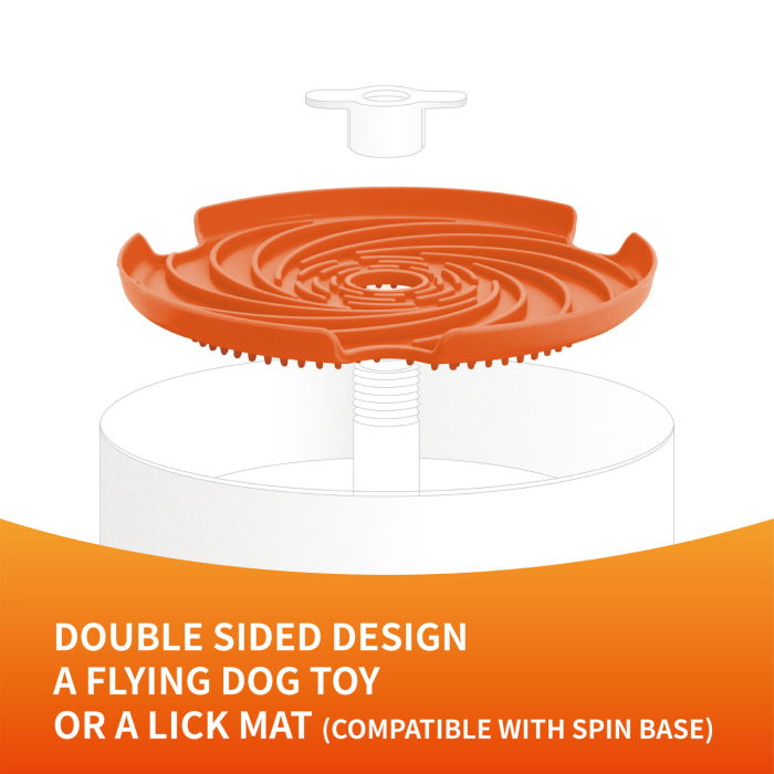 Paw Spin Aktiverings tilbehør Lick Flying Disc Ø 24 cm Orange