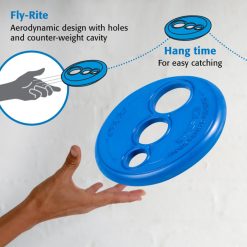 Rogz Frisbee Hundelegetøj Flyder Ø23 cm Blå