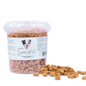 Snack'it Semi-Moist/ Bløde godbidder Mini Bones m. Ost 500g