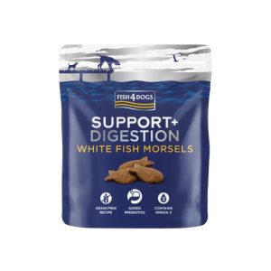 Fish4Dogs Support+ Digestion Hvidfisk Snacks til Hund 225g