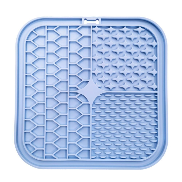 Nordic Paws Slikkemåtte Slowfeeder Hvalp, Lyseblå Ø20cm