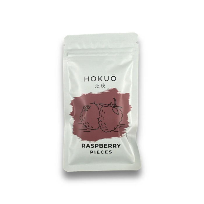 Hokuō Frysetørret Hindbær toppings til hund 100 % Naturligt Tilskud