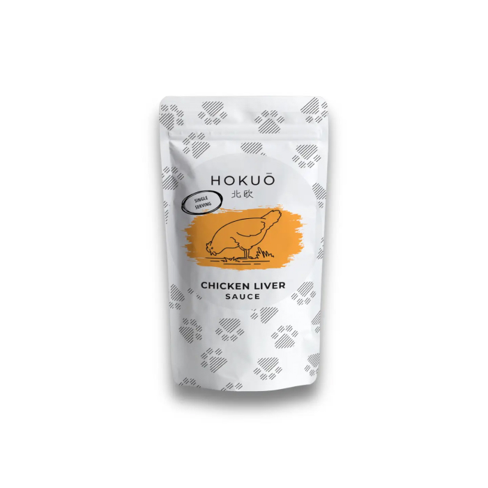 Hokuo Kyllinge Lever & Bone Broth Topping 100 % Naturligt tilskud Kylling 100ml