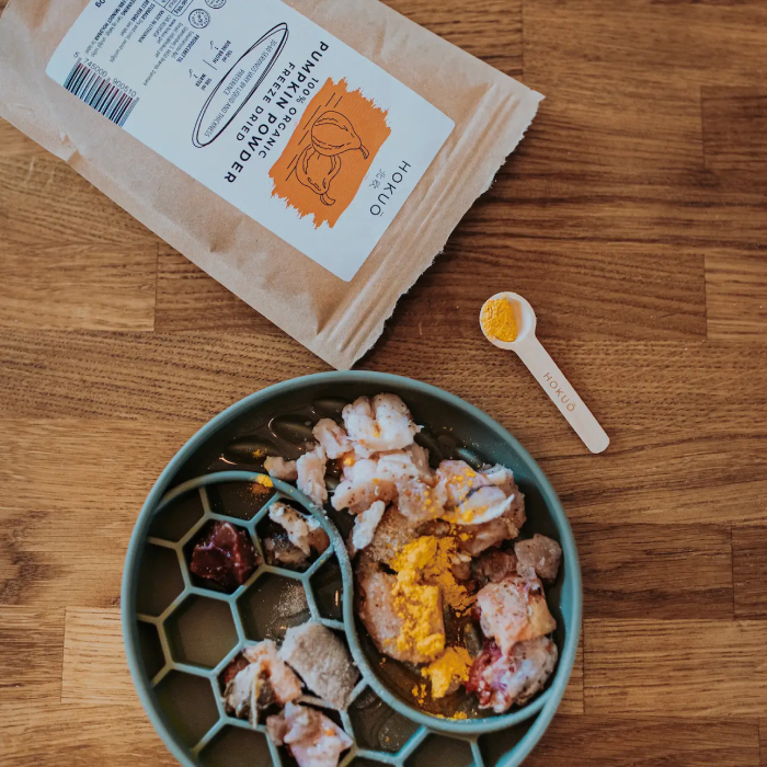 Hokuo Økologisk Frysetørret Græskarpulver, Fodertilskud til Hund, 150g